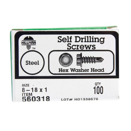Hillman Hwh Drill Scr 8-18X1 560318